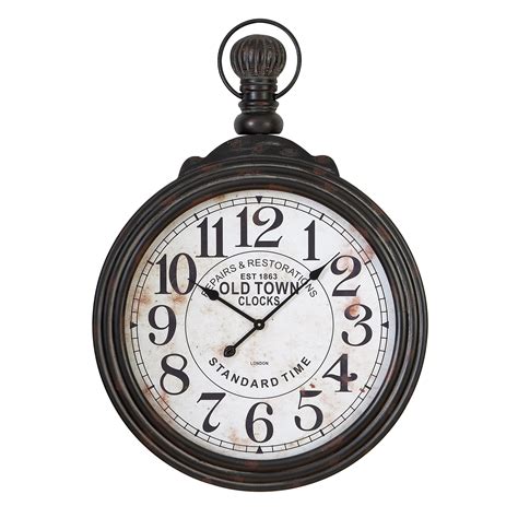 wayfair wall clock large pocket